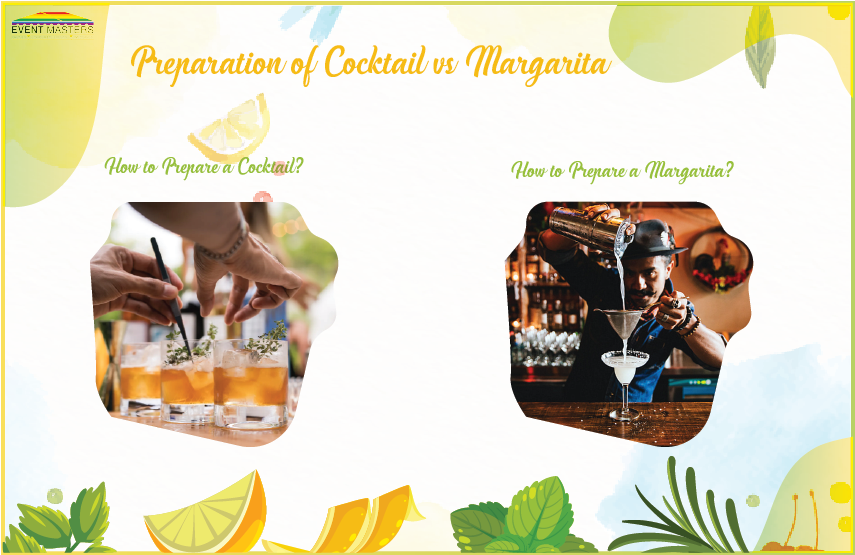 Preparation of Cocktail & Margarita | Event Masters FL