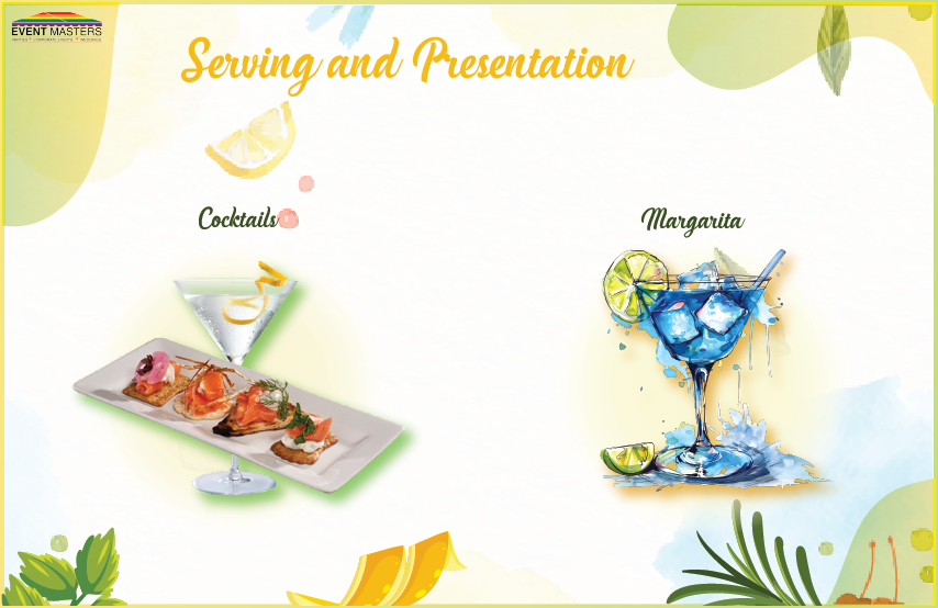 Serving and Presentation of Cocktails and Margaritas | Event Masters