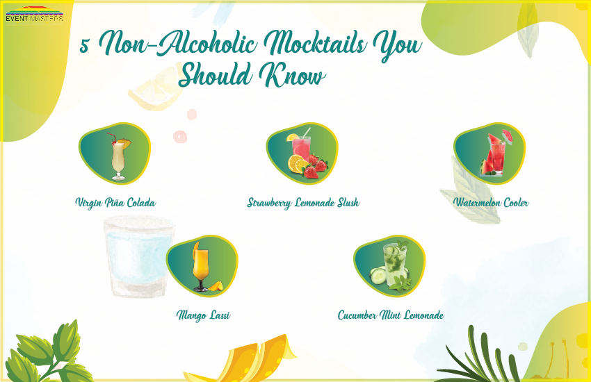 5 Non-Alcoholic Mocktails You Should Know by Event Masters