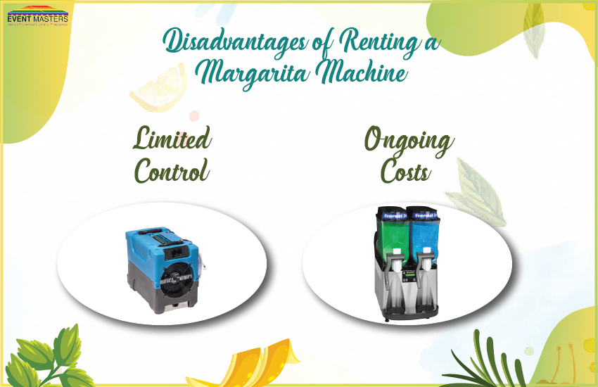 Disadvantages of Renting a Margarita Machine | Event Masters FL