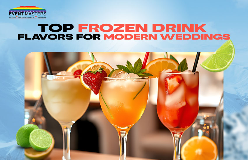 Top Frozen Drink Flavors for Modern Weddings