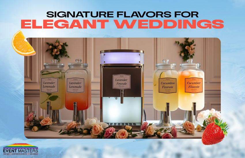 Signature Flavors for Elegant Weddings