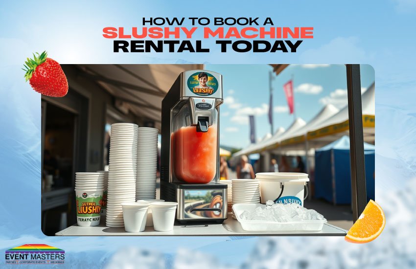 How to Book A Slushy Machine Rental Today